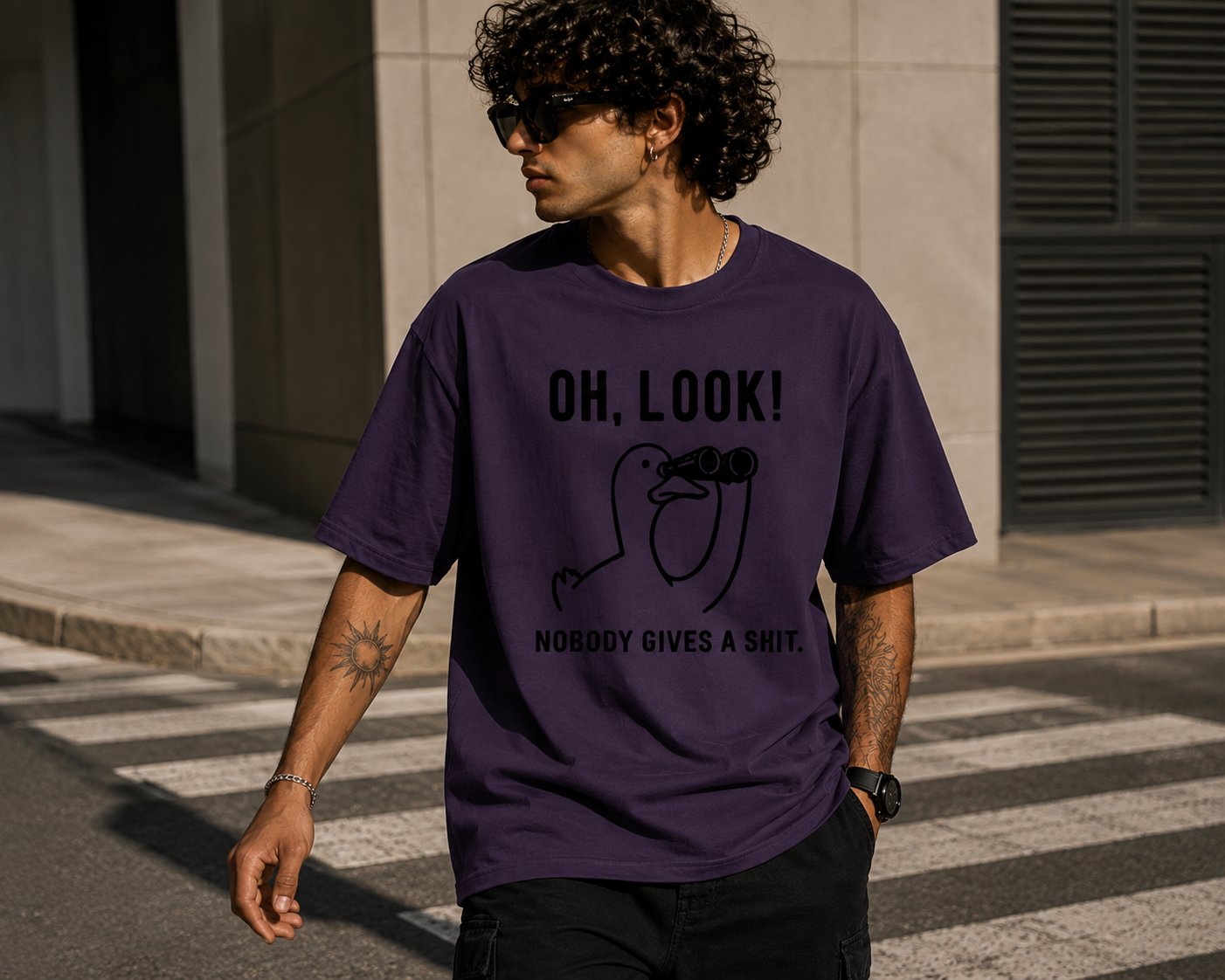 Oh Look N.G.A.S  Oversized Tee