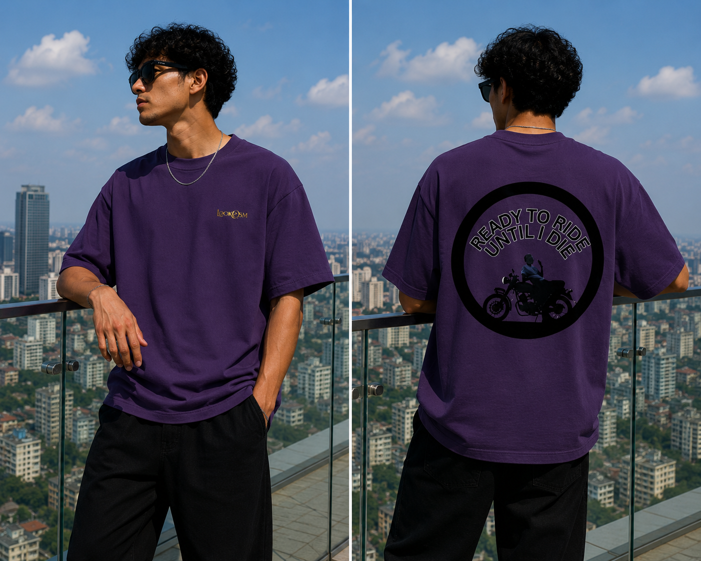 Ready to Ride premium oversized tee