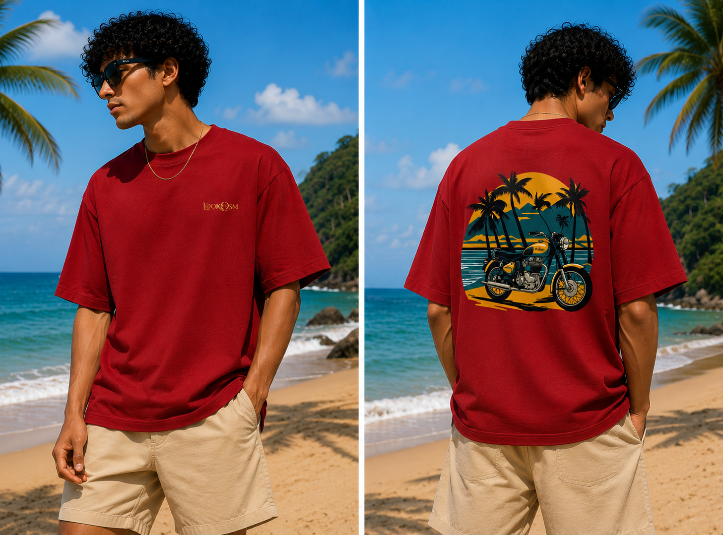 Sunset Ride Oversized Tee