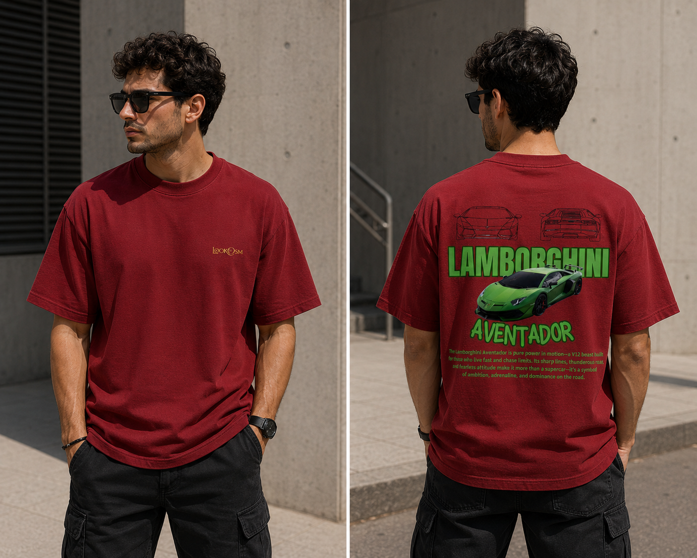 Lamborghini Oversized T-Shirt
