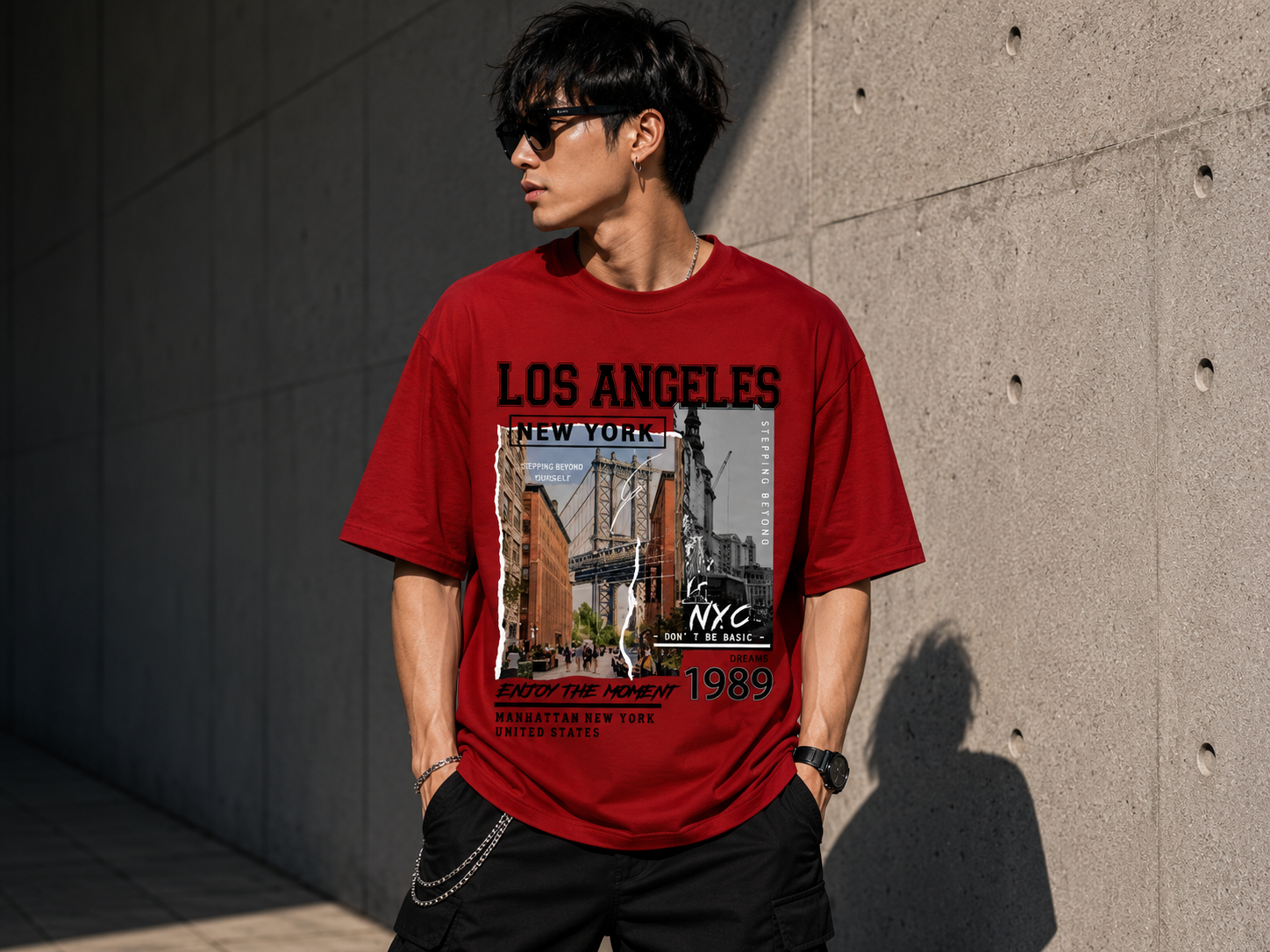 LOS ANGELES Oversized Tee