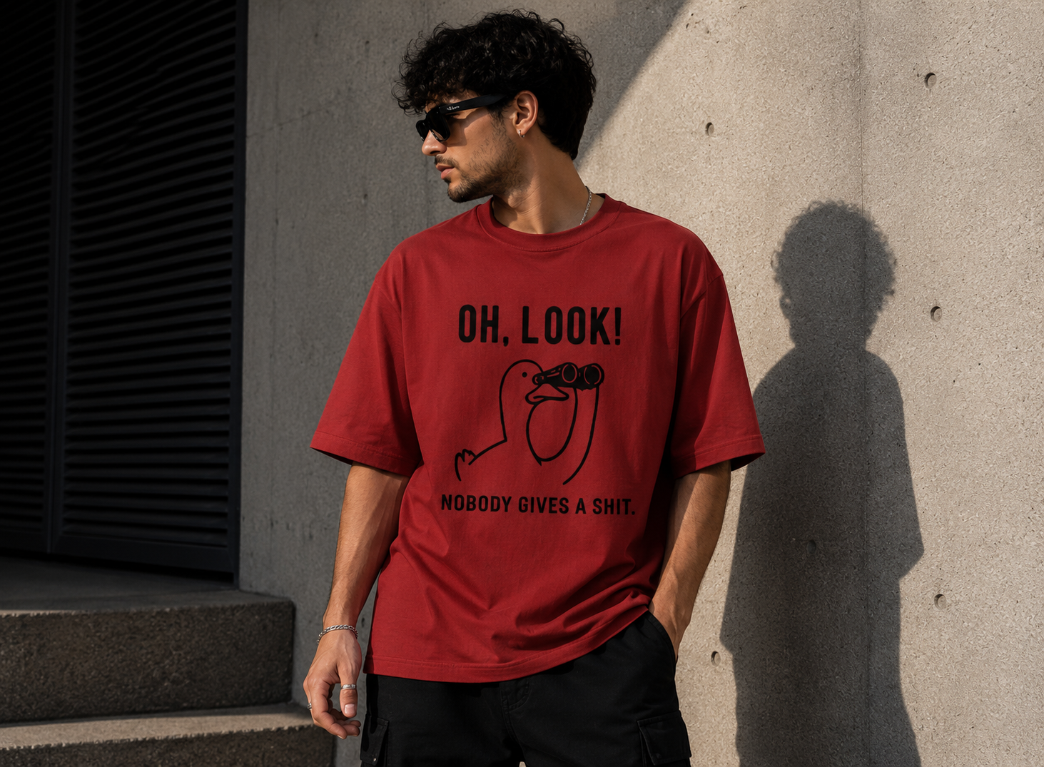 Oh Look N.G.A.S  Oversized Tee