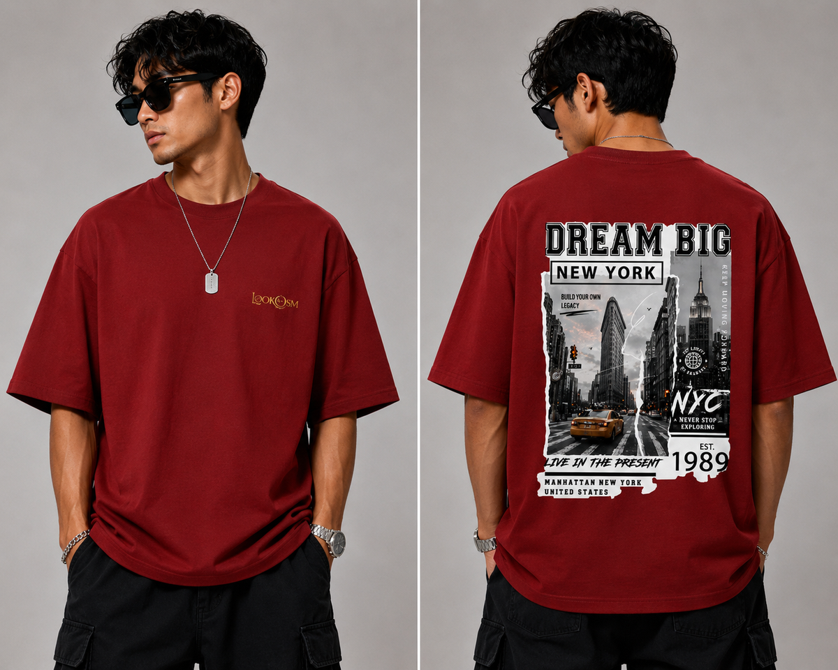 Dream Big NYC Oversized Tee