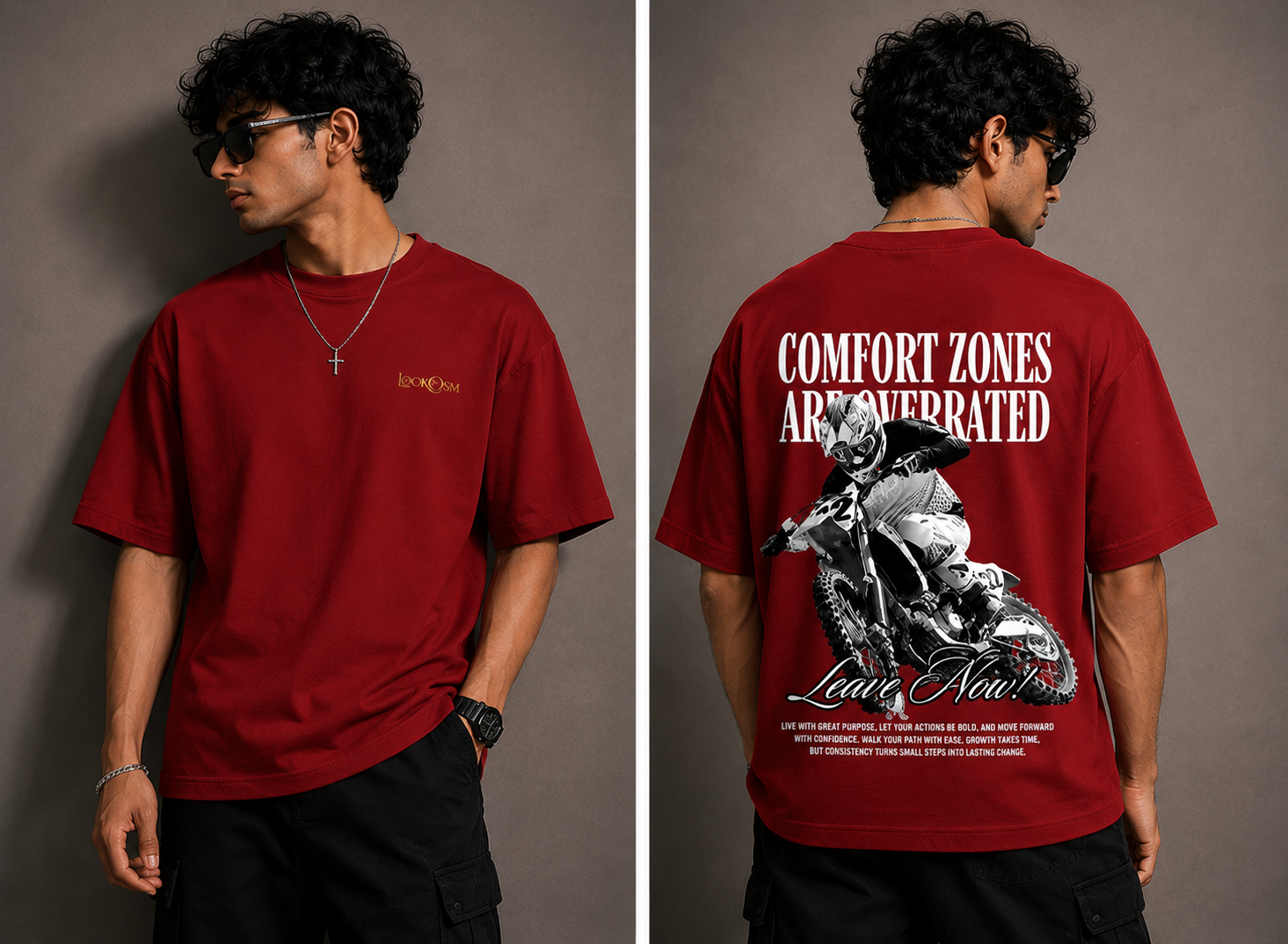Comfort Zones Are Overrated Oversized Tee