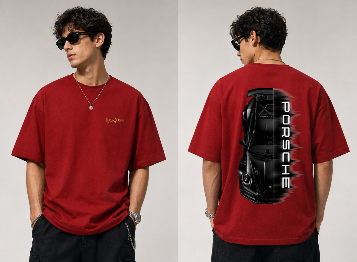 Porsche Unisex Oversized Tee