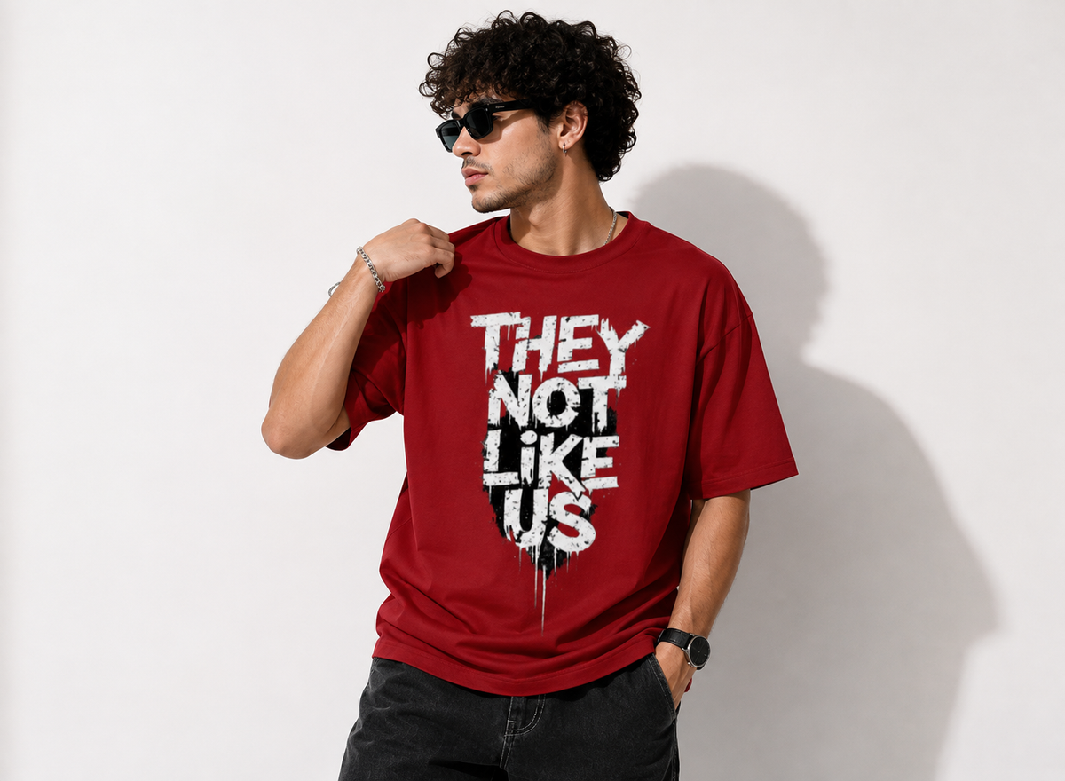 They Not Like Us Oversized Tee