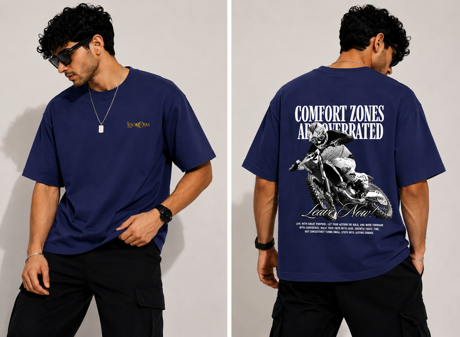 Comfort Zones Are Overrated Oversized Tee