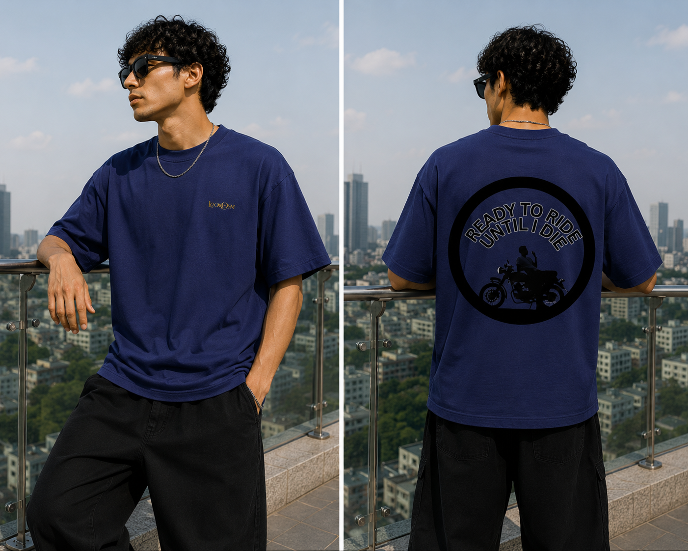 Ready to Ride premium oversized tee