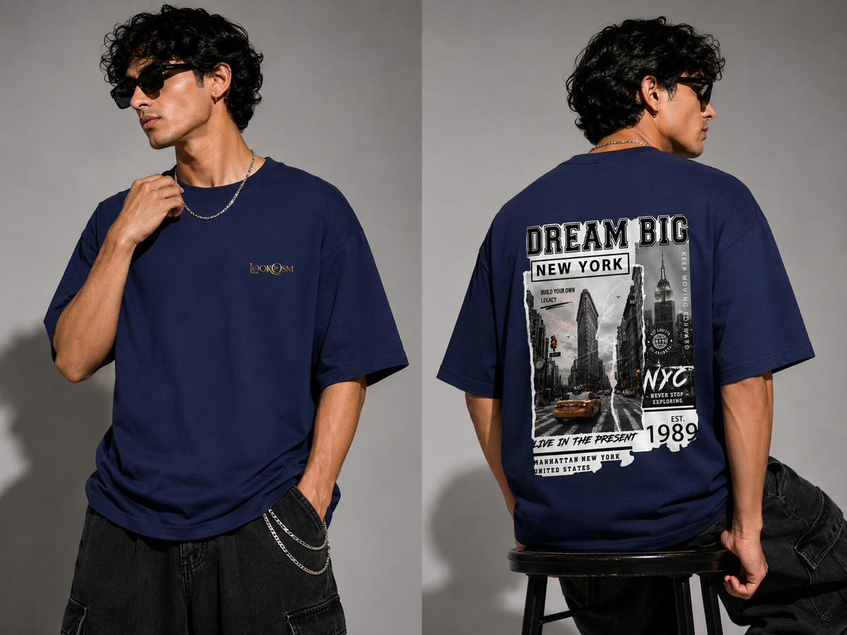 Dream Big NYC Oversized Tee
