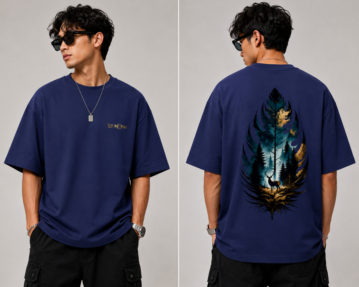 Wild Leaf Oversized Tee