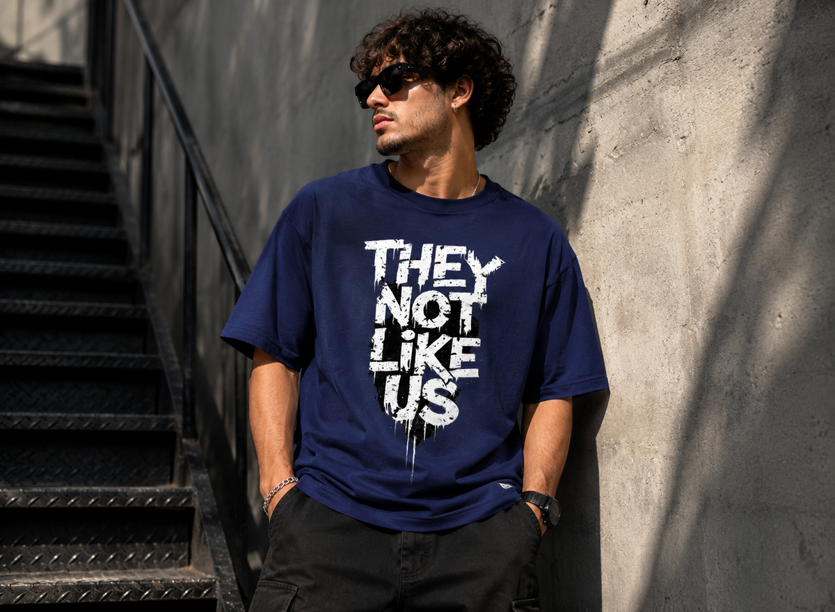 They Not Like Us Oversized Tee