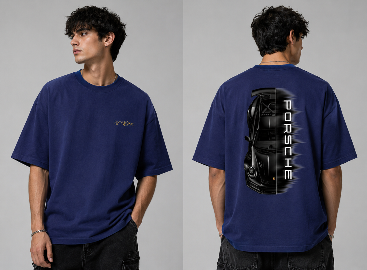 Porsche Unisex Oversized Tee