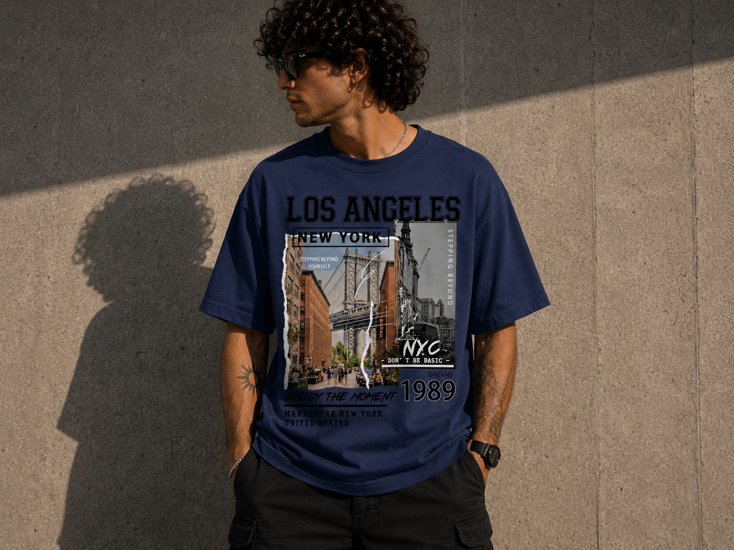 LOS ANGELES Oversized Tee