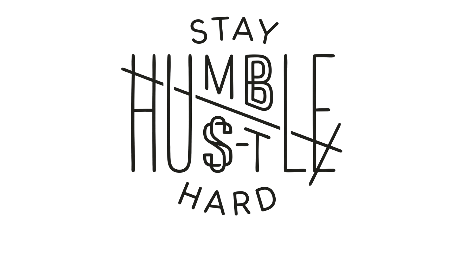 Stay Humble Premium Oversized Tee