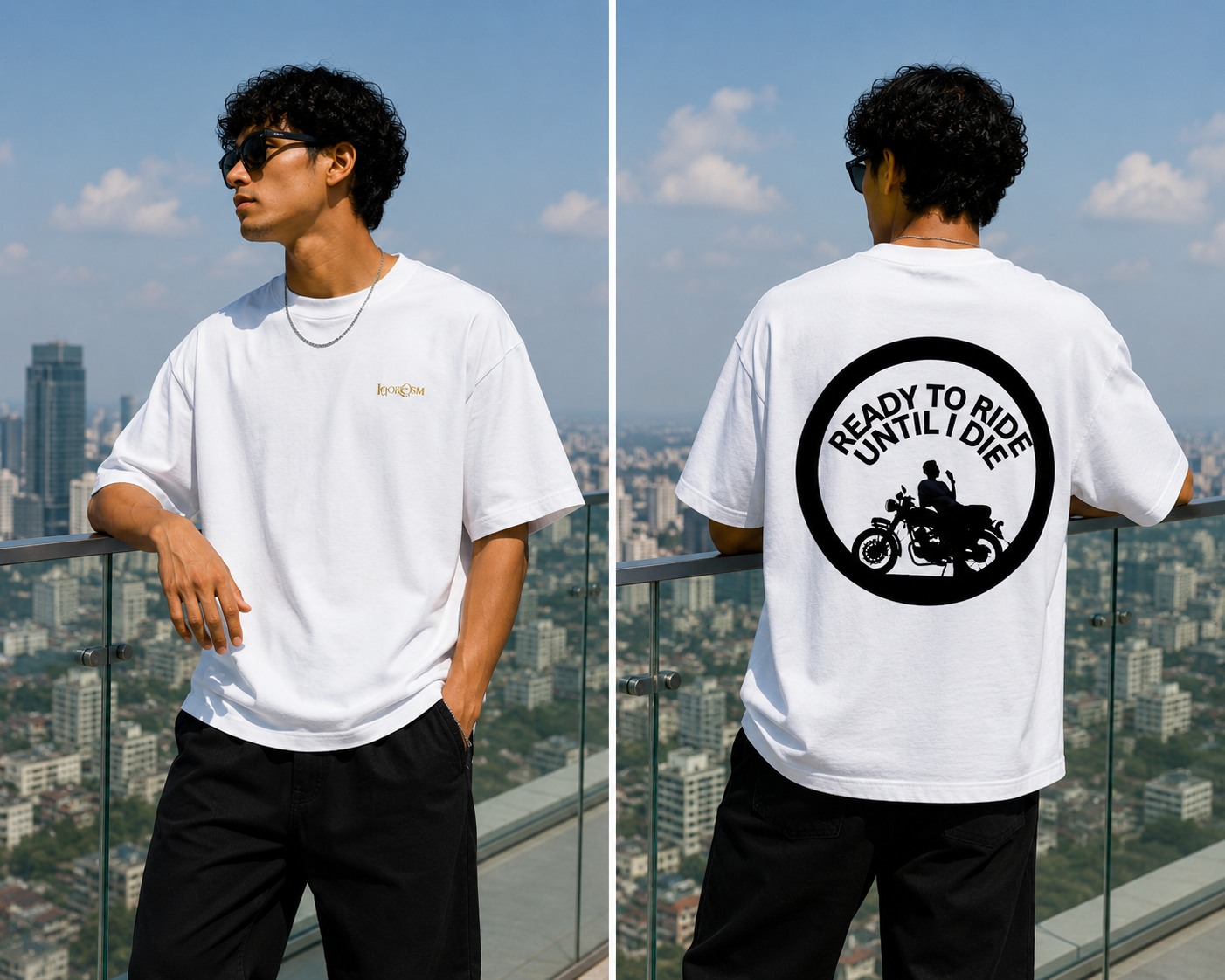 Ready to Ride premium oversized tee