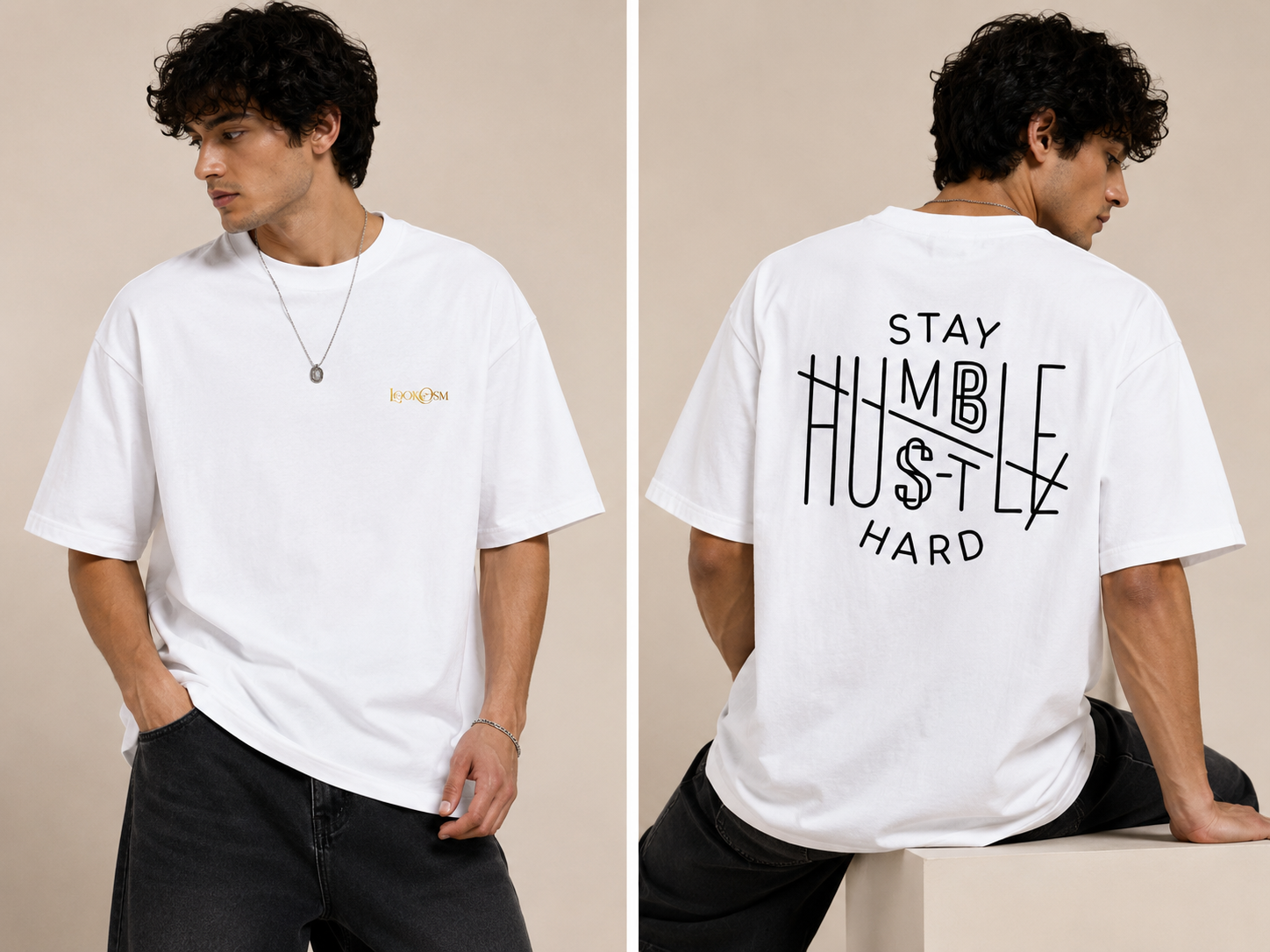 Stay Humble Premium Oversized Tee