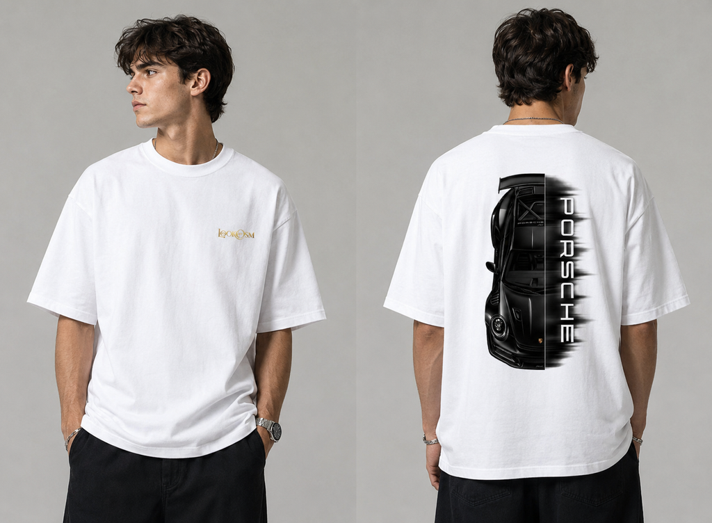 Porsche Unisex Oversized Tee