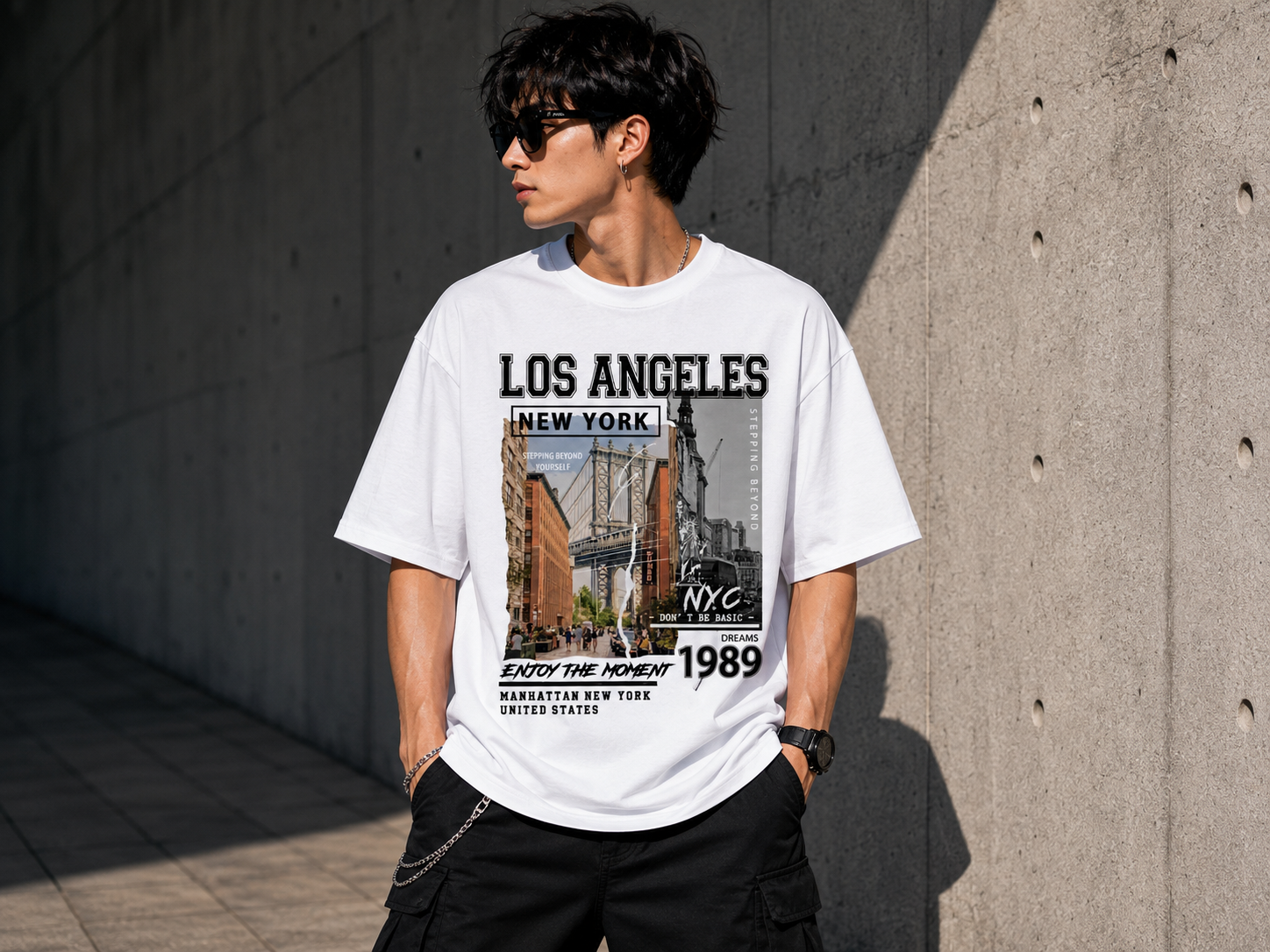 LOS ANGELES Oversized Tee
