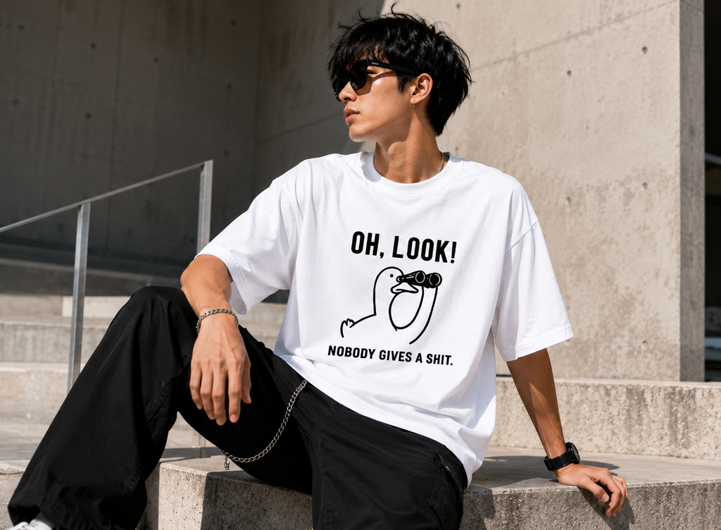 Oh Look N.G.A.S  Oversized Tee