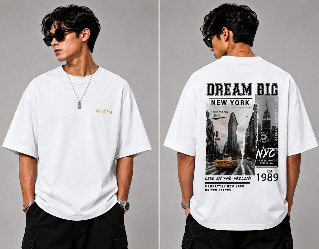 Dream Big NYC Oversized Tee